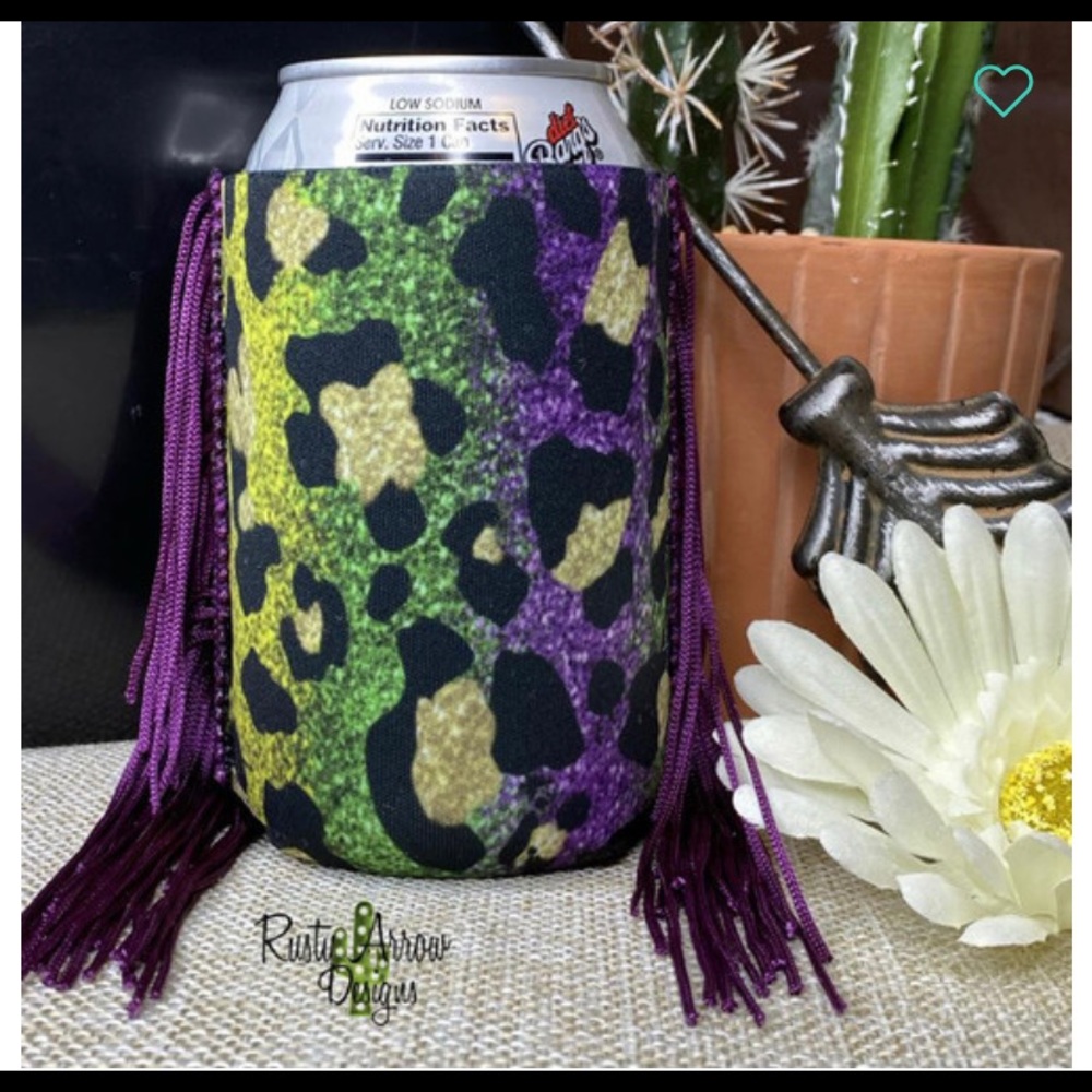 12oz Koozie Mardi Gras